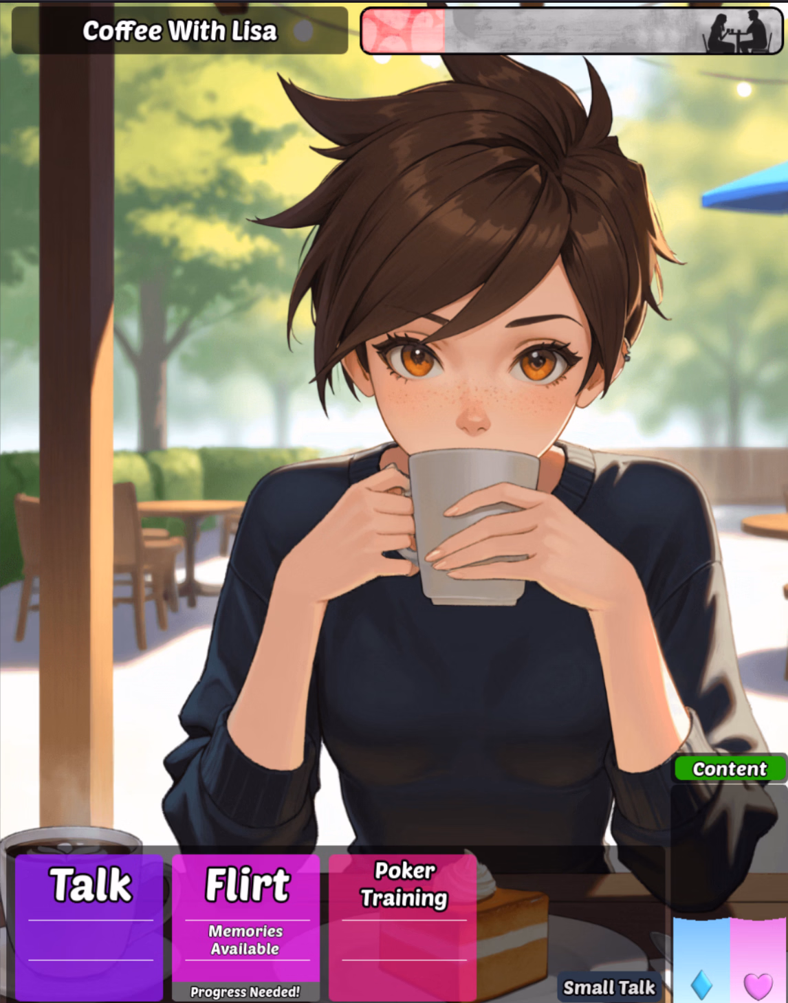 No Trace of Luck - A Strip Poker Dating Sim