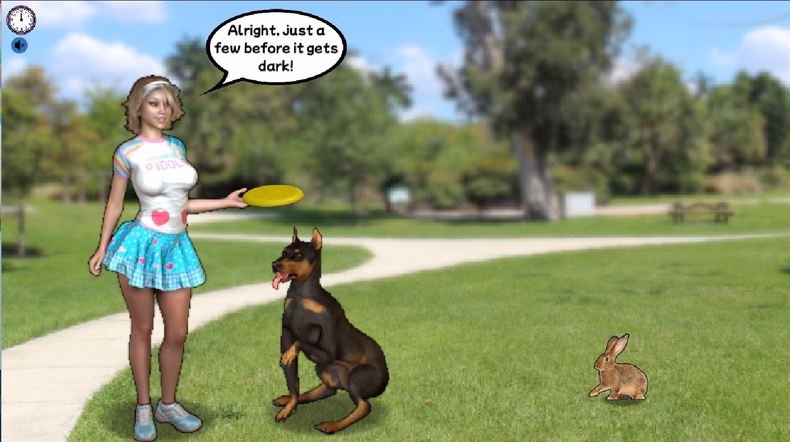 Kendall's Afternoon Frisbee