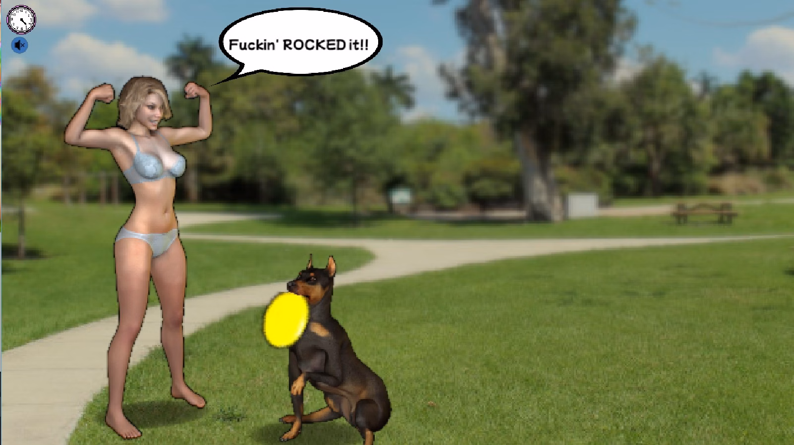 Kendall's Afternoon Frisbee
