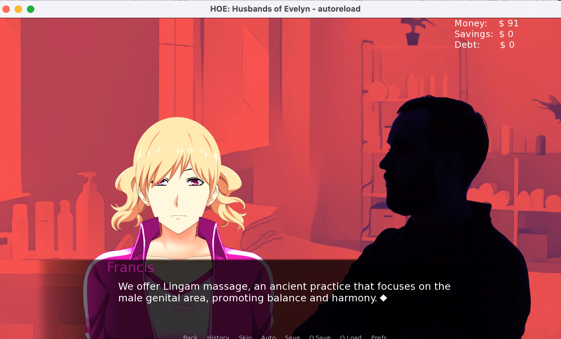 Sissified Husband of Evelyn