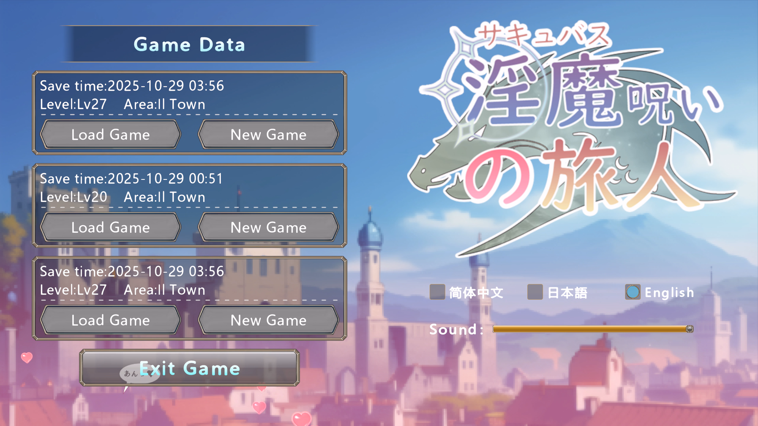 The Traveler cursed by a Succubus